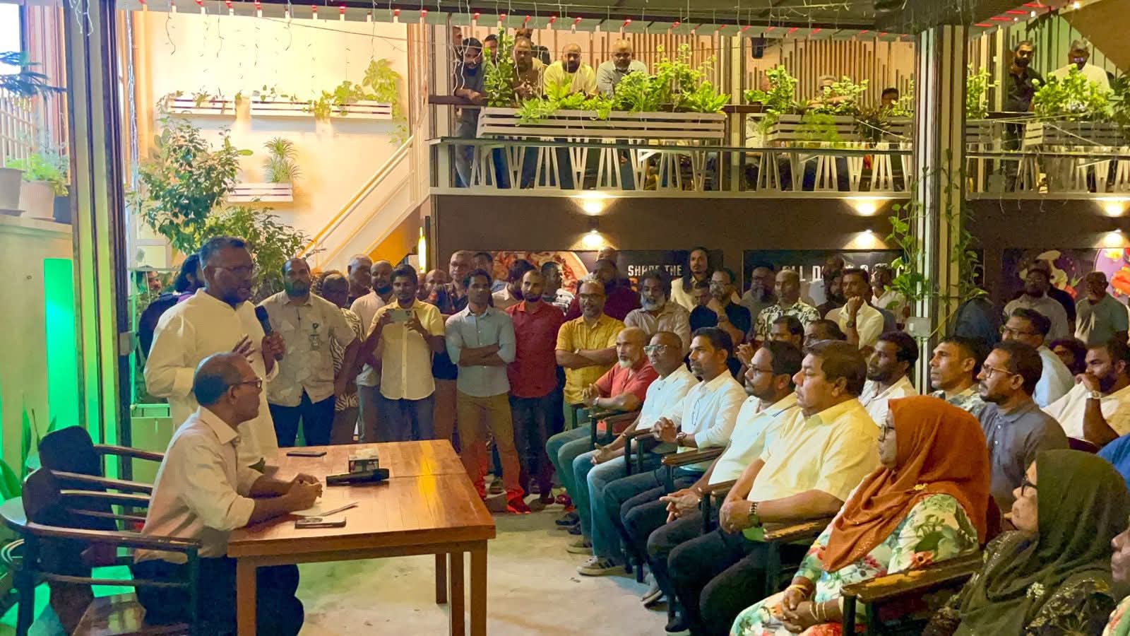 ކައުންސިލް އިންތިހާބުގެ އެމްޑީޕީ ކެމްޕެއިން މެނޭޖަރަކަށް ޗެއާޕާސަން ފައްޔާޒު!