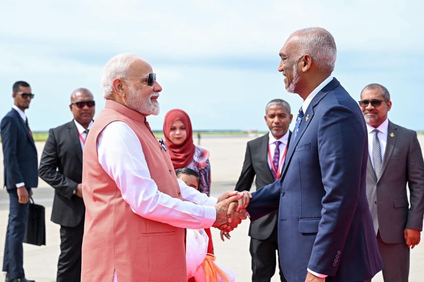 އިންޑިއާގެ ބޮޑުވަޒީރު ނަރެންދްރަ މޯދީ ރާއްޖެ ވަޑައިގެންފި