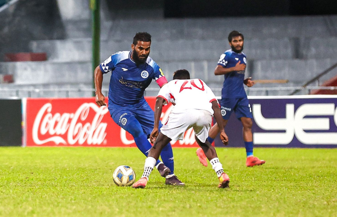ދެއަހަރަށް ފަހު ދަނގަޑޭ ގަލޮޅު ދަނޑަށް އެނބުރި އައި މެޗުގައި ނިއު ރޭޑިއަންޓު މޮޅުވެއްޖެ