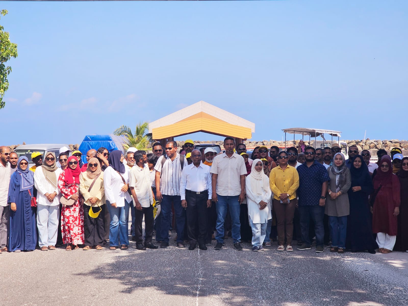 އެމްޑީޕީގެ ކެމްޕޭން ޓީމަށް ފުވައްމުލަކު ސިޓީން ހޫނު މަރުހަބާއެއް ކިޔައިފި