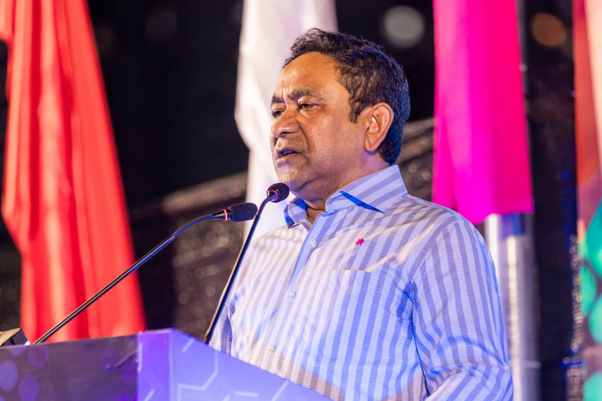ނަޝީދު ވިދާޅުވާހެން “އަނެއް ދިވެހިރާއްޖެ” ހޯދަން ޖެހިއްޖެ، ޕީއެންސީ ނޫން ކެންޑިޑޭޓުންނަށް ތާއީދު ކުރަން: ޔާމީން