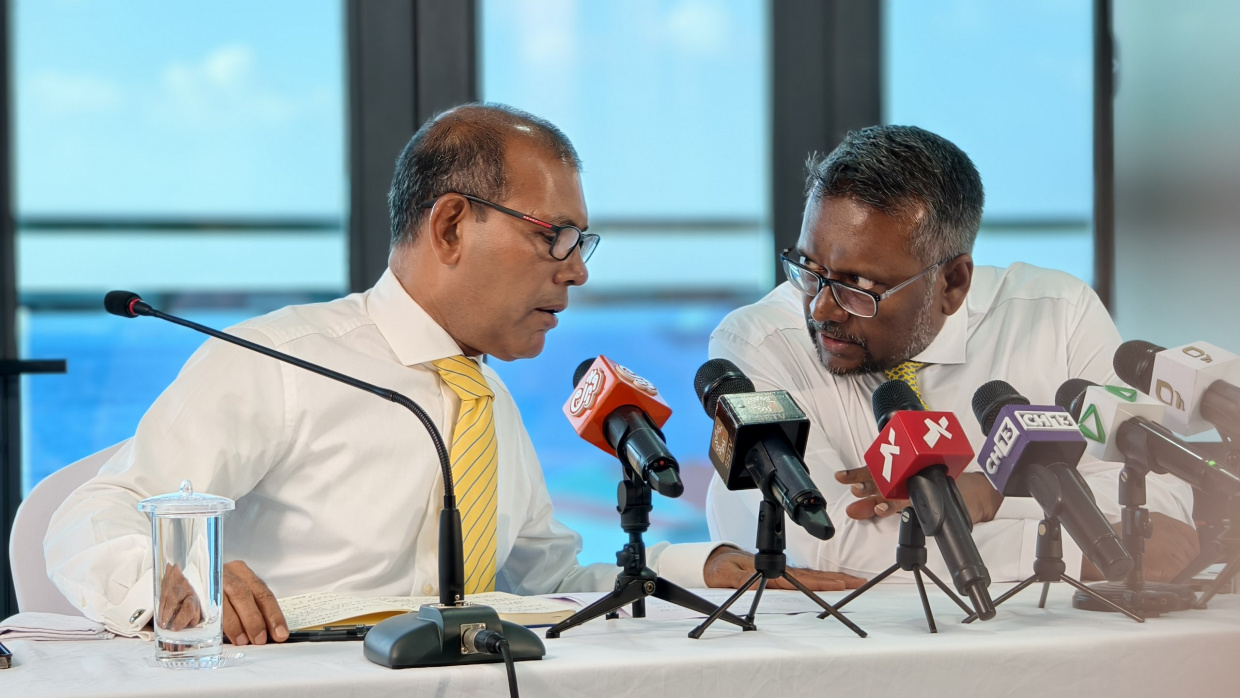 2028 ގެ ރިޔާސީ އިންތިޚާބުގައި ފައްޔާޒަށް ރައީސް މުޙަންމަދު ނަޝީދު ތާއީދުކުރައްވައިފި