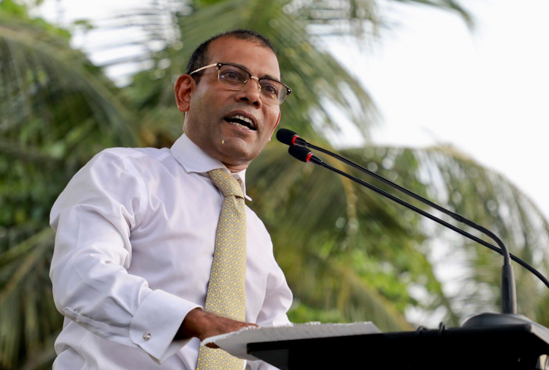 އެމްޑީޕީއާ ވަކިވުމަކީ ކުރެވުނު ކުށެއް، މައާފަށް އެދެން – ރައީސް ނަޝީދު