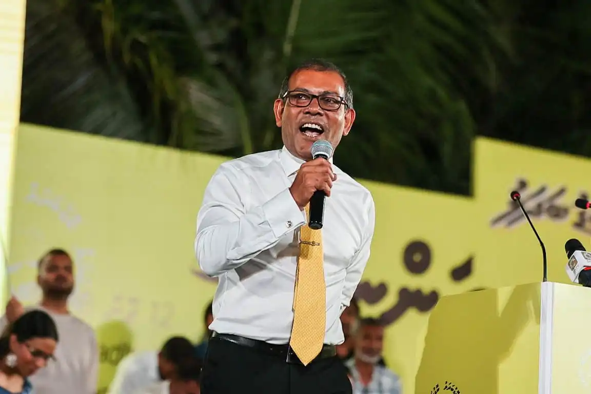 އިންތިޚާބު ކާމިޔާބުވެއްޖެނަމަ އިދިކޮޅު ފަރާތްތައް ފަހަތު ސަފަށް ޖެހެންވާނެ ކަމަށް ނަޝީދު ވިދާޅުވެއްޖެ