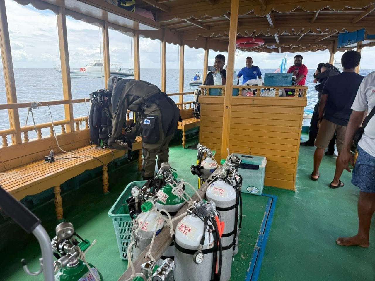 ގެއްލުނު އިޓަލީގެ ހަތަރު ޑައިވަރުންގެ ތެރެއިން ދެ މީހެއްގެ ހަށިގަނޑު ނަގައިފި