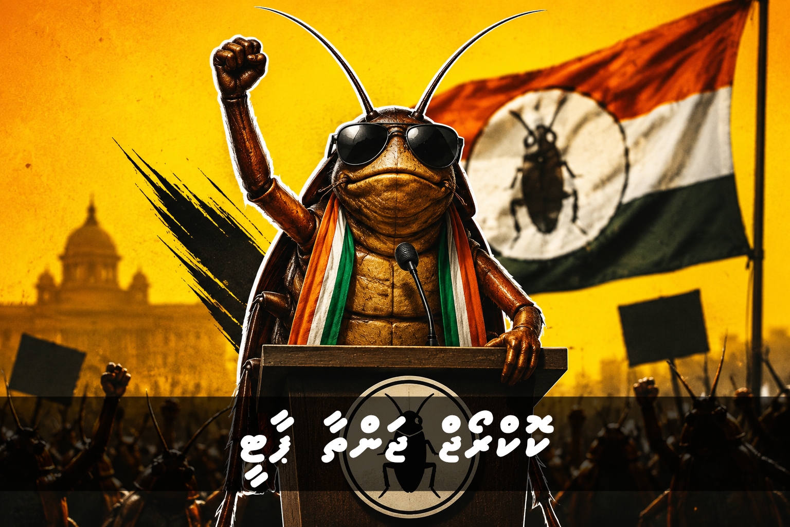އިންޑިއާގެ ޒުވާނުންގެ “ކޮކްރޯޗް ޖަންތާ ޕާޓީ”: މީމްއަކުން ފެށި ސިޔާސީ އިންގިލާބެއް