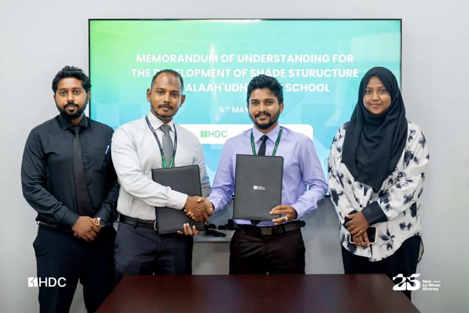 އެޗްޑީސީއާއި އެމްއައިބީން ސަލާހުއްދީން ސްކޫލުގައި ޝޭޑް ސްޓްރަކްޗާއެއް ގާއިމުކޮށްދެނީ