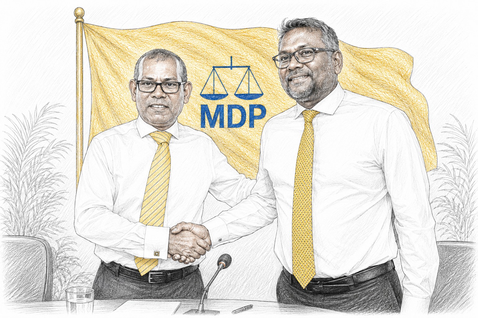 ފައްޔާޒް ފަހަތަށް ޖެހި، ނަޝީދު ރިޔާސީ ޓިކެޓް ހޯދުމަށް މަސައްކަތް ފެށުން ގާތް